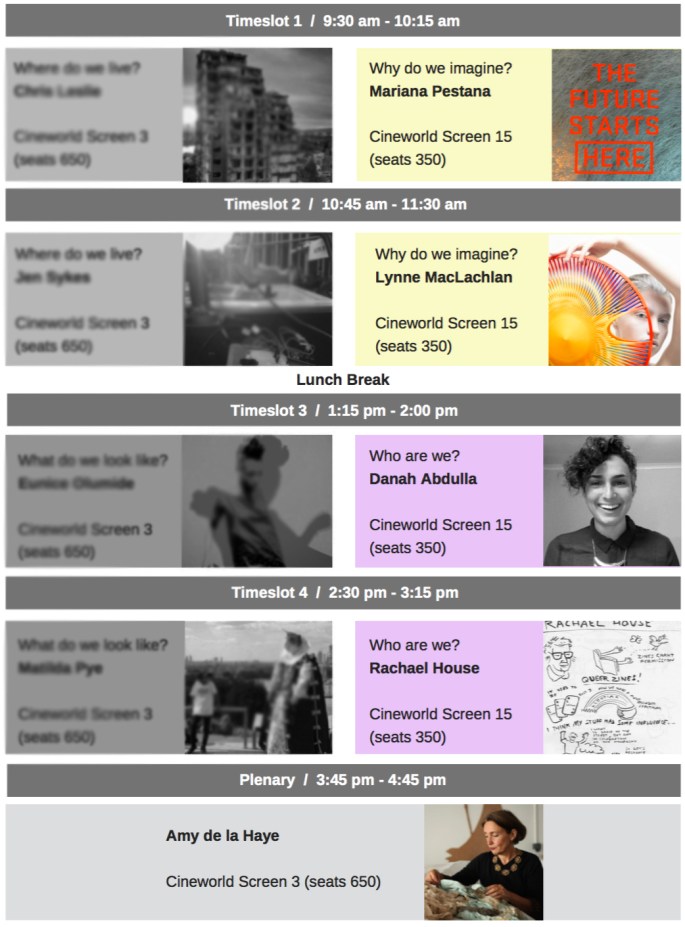 SYMPOSIUM S1 SCHEDULE